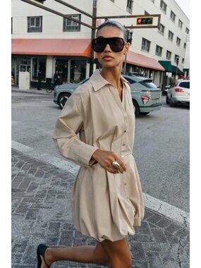 ZARA SHORT BALLOON DRESS